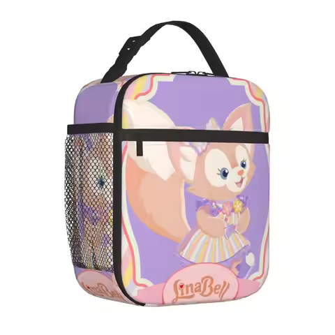 Duffy And Friends Merch Insulated Lunch Bag For Office LinaBell Food Box Leakproof Cooler Thermal Lu
