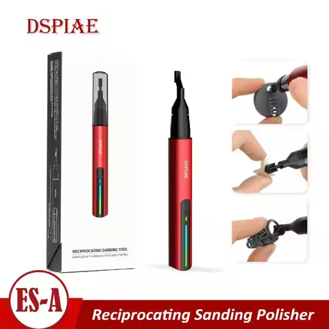 DSPIAE ES-A Reciprocating Sander Electric Grinding Pen for Plastic Model Hobby DIY Craft Sanding Too