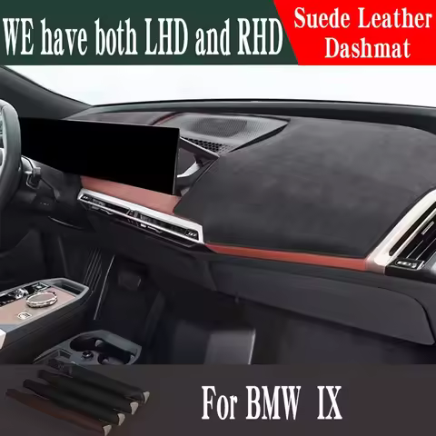 For 2024-2027 BMW IX ix Accessories Leather Dashmat Dash Mat Pad Dashboard Cover Protector Carpet