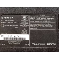 SHARP LC-50LE275X MAIN BOARD POWER BOARD QPWBNG613WJN5 RUNTKB385WJQZ JSL8098-003