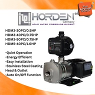 HORDEN Automatic Booster Silent Water Pressure Pump 0.5HP/0.75HP/1HP