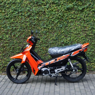 Striping Yamaha F1ZR fizr fiz r f1 zr 2002 Hitam Orange