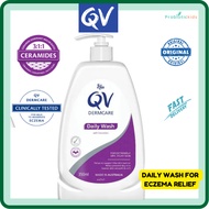 QV Dermcare Daily Wash With Ceramides 350ml [EXP: 12/2028] | QV Dermcare Wash | Eczema daily wash | 