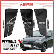 Perodua Myvi (2022-2024) G3 Facelift Front Bumper Trim Garnish Foglamp Side Myvi FL Gen3 MG3 ABS Ext