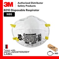 [ CASE ] 3M 8210 N95 Particulate Disposable Respirator/ Dust Mask/ Flu Prevention/ NIOSH DOSH SIRIM 