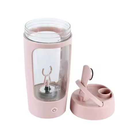 500ML Electric Protein Powder Mixing Cup Automatic Shaker Bottle Mixer Shake Bottle Milk Coffee Blen