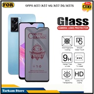 Tempered Glass Oppo A57/A57 4G/A57 5G/A57S Anti-Scratch Glass Full Cover Screen Protector Elegant