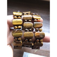 gelang batu kristal.bracelet batu tiger eyes