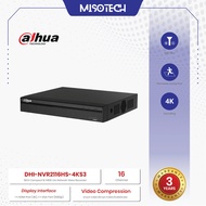 Dahua DHI-NVR2116HS-4KS3 16 Channel NVR Non-PoE 4K 1 SATA H.265 SMD Plus IP Camera