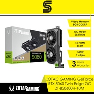 ZOTAC GAMING GeForce RTX 5060 Twin Edge OC 8GB GDDR7 Graphics Card - ZT-B50600H-10M