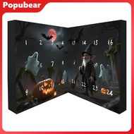 Woeuri Freddy Elf Figurine Festive Halloween Calendar 24 Days Halloween Gnome Advent Calendar Decora