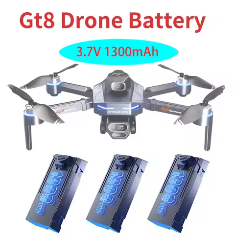 Original 3.7V 1300mAh GT8 Drone Battery Screen 4K Professional 8K Battery For GT8 RC Quadcopter Spar