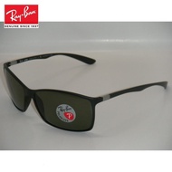 [Original �� Sunglasses Tech Liteforce Rb 4179 601-S/9A 62Mm Black Matte With Green Polarized F6MC