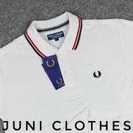 MERAH JUNE 21~FRED PER*Y White Red Strip