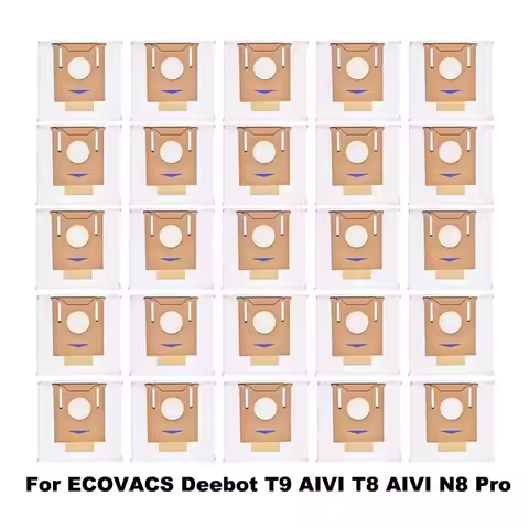 Side Main Brush Dust Bags HEPA Filter Parts For ECOVACS Deebot T9 AIVI T8 AIVI N8 Pro Series Robot V