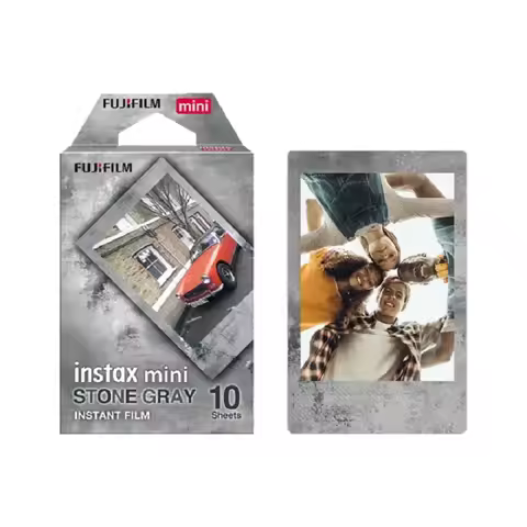 Fujifilm Instax Mini Stone Gray Design Film Instax Mini 12 Film 10-30 Sheets Mini 11 8 9 7s 25 26 70