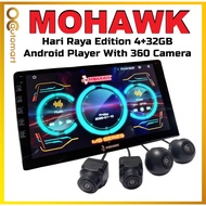 Mohawk Android Player With 360 Camera Hari Raya Limited Edition 4+32GB CarPlay Android Auto Android 