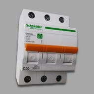 MCB Schneider Domae 3 Phase 3P 20A/ 20 A/