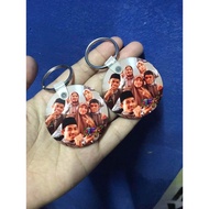 keychain custom bergambar sublimation