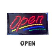 LED Signboard Display Light Day & Night 48x25CM TOMYAM SEAFOOD/SATAY/ NASI PENYET/ NASI AYAM/ OPEN/