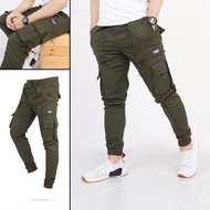 Celana cargo joger sirwal skinny pria