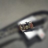 Luxury belt men's single layer leather belt ck001