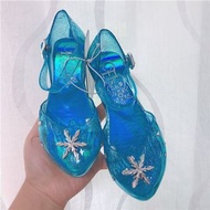 ❄️正版Frozen Elsa 兒童閃燈公主鞋 水晶鞋