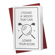 [Coisíní] Funny Golf Birthday Card for Men Women - Large 5.5x8.5 inch Golfer Birthday Cards for Dad 
