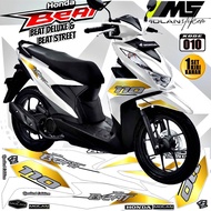 Decal Sticker Striping Variasi Beat Deluxe 2020-2024 & Beat Street 2020-2024 New Beat Fi 110 Deluxe 
