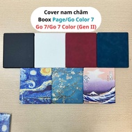 Boox Savi 7/Go 7/Go Color 7/Go 7 Color Gen 2/Leaf 3/Page Magnetic Leather Cover, Boox Leaf 3C/Go Col