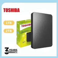[Ready Stock]Toshiba External hard disk 1TB/2TB Mobile Hard Disk USB 3.0 Portable External Hard Driv