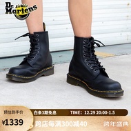 马丁（DR.MARTENS）1460 新中式流行时尚短靴软皮黑色男款8孔马丁靴 黑色 42