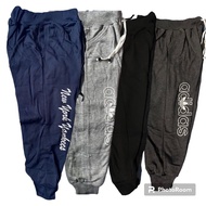 Jogger Pants 7/8 Baby Terry Material | Adult Men's Jogger Pants 7/8