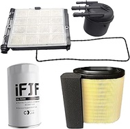 iFJF FD4625 Fuel Filter and FL2051S Oil Filter FA-1927 Air Filter Replacement for 2017-2019 F250-F55