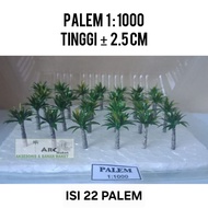 Model Miniature King Palm Tree/ 1:1000 Scale for Architecture