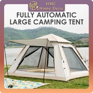 Fully Automatic Large Camping Tent Outdoor Waterproof Foldable Family Camping Tent Khemah Automatik