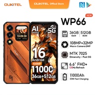 OUKITEL WP66 36GB+512GB​​ 6.6“ 108MP+32MP 5G smartphone HD+ 120Hz Resfersh Rate Display 11000mAh Han