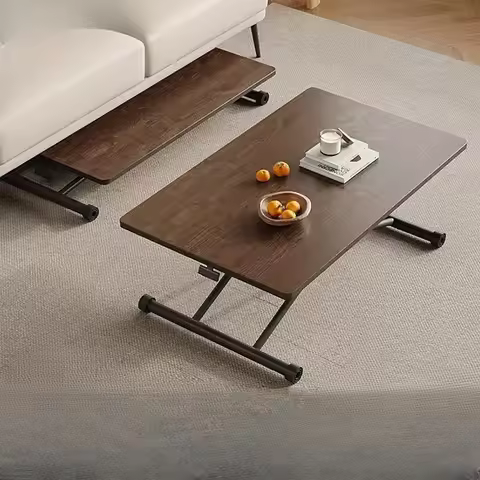 Adjustable Folding Coffee Table Dining Table Computer Desk Portable Home Office Small Apartments Cof