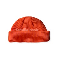 Beanie HAT OREN SKATE BEANIE HAT SERIES OREN. BEANIE HAT Orange Knit BEANIE HAT