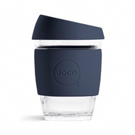 澳洲JOCO Utility啾口玻璃隨行咖啡杯-全能版12oz/345ml-Mood Indigo