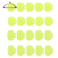 [deevoka] 20pcs Fishing Hook Cover 23x16 mm/0.9x0.6 inch + 26x21 mm/1.02x0.8 inch Lightweight and Du