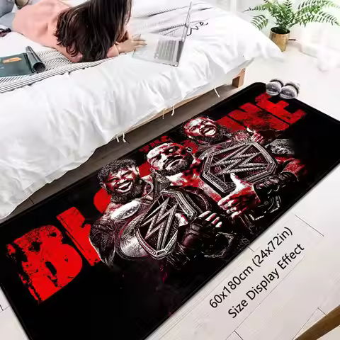 WWE Wrestling star ART Floor Mat INS Style Soft Bedroom Floor House Laundry Room Mat Anti-skid Bedsi