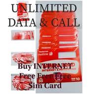 FREE HOTLINK SIM CARD ~ Plan 40 Unlimited Data&Call / Tanpa Had Internet&Call
