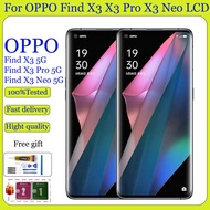 Original AMOLED For OPPO Find X3 X3 Pro 5G X3 Neo 5G LCD Display Touch Screen Replacement