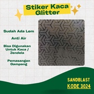 Glitter Glass Stickers / Code 3024 / Window Stickers / Door Stickers