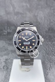 【定制】Seiko Mod Automatic Watch 40mm 復古潛水款 黑色鋁圈COMEX面 精工改裝自動機械錶