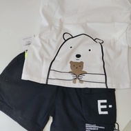 Beige T-Shirt, Short-Sleeved Baby T-Shirt, Korean Style Beige T-Shirt, Genuine Fabric Baby T-Shirt