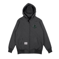 Russ Men's Zipper Hoodie Sweater Cohere Dark Grey (Up To BIG Size)