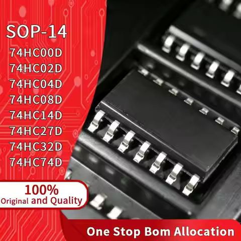 74HC00D 74HC02D 74HC04D 74HC08D 74HC14D 74HC32D 74HC74D 74HC86D SOIC-14 SMD Inverter Integrated Circ
