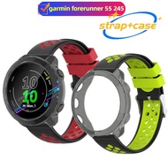 garmin forerunner 55 245 case Screen protector garmin forerunner 55 strap Silicone strap for garmin 